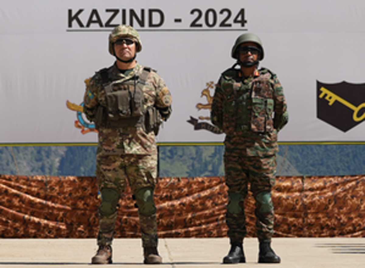 उत्तराखंड में भारत-कजाकिस्तान के संयुक्त सैन्य अभ्यास की शुरुआत